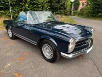 Gebraucht Mercedes 230 150 PS (110 kW) 1965 Blau Cabrio