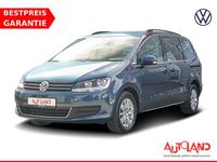 Gebraucht VW Sharan Comfortline 150 PS (110 kW) 2017 Blau Van / Kleinbus