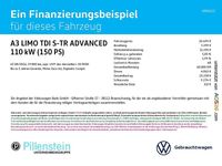 Gebraucht Audi A3 Advanced 150 PS (110 kW) 2022 Silber Limousine