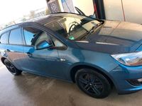 Gebraucht Opel Astra 110 PS (80 kW) 2016 Blau Kombi