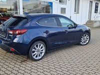 Gebraucht Mazda 3 Sports-Line 120 PS (88 kW) 2015 Blau Kleinwagen