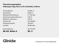 Gebraucht VW Taigo Goal 116 PS (85 kW) 2025 Pure white SUV