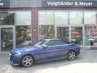 Gebraucht Mercedes C200 AMG line 184 PS (135 kW) 2018 Blau Cabrio