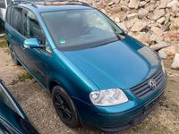Gebraucht VW Touran 115 PS (84 kW) 2003 Blau Van / Kleinbus