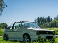 Gebraucht VW Golf Cabriolet 111 PS (81 kW) 1988 Weiß Cabrio