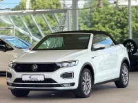 Gebraucht VW T-Roc Cabriolet R-line 150 PS (110 kW) 2021 Weiß Cabrio