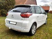 gebraucht Citroën C4 Picasso HDi 110 in weiß, AHK, nur 62600 KM