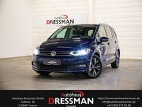 Gebraucht VW Touran Highline 150 PS (110 kW) 2019 Atlantik blue metallic Van / Kleinbus