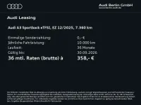 Gebraucht Audi A3 Sport 204 PS (150 kW) 2025 Schwarz Limousine
