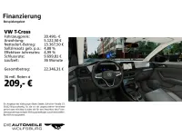 Gebraucht VW T-Cross Life 95 PS (69 kW) 2024 Schwarz SUV