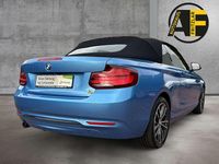 Gebraucht BMW 218 Sport Line 150 PS (110 kW) 2019 Seaside blue Cabrio