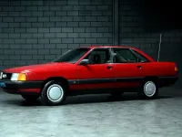 Gebraucht Audi 100 Basis 90 PS (66 kW) 1989 Rot Limousine