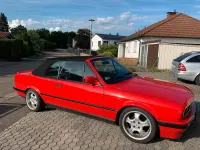 Gebraucht BMW 318 Cabriolet 1992 Rot Cabrio