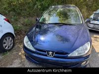 Gebraucht Peugeot 206 Tendance 109 PS (80 kW) 2002 Blau Kleinwagen