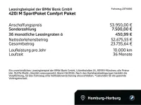 Gebraucht BMW 420 Coupé Comfort Edition 184 PS (135 kW) 2025 Saphirschwarz (schwarz) Coupé