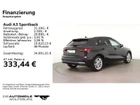 Gebraucht Audi A3 Sport 150 PS (110 kW) 2025 Mythosschwarz metallic Limousine