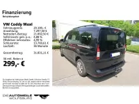 Gebraucht VW Caddy Basis 122 PS (89 kW) 2024 Deep black perleffekt Van / Kleinbus