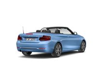 gebraucht BMW 218 d Cabrio Navi Leder Soundsystem LED Mehrzonenklima 2-Zonen-Klimaautom Klimaautom Fahrerprofil Ambiente Beleuchtung