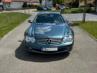Gebraucht Mercedes SL500 306 PS (225 kW) 2002 Blau Cabrio