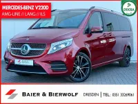 Gebraucht Mercedes V220 AMG line 163 PS (119 kW) 2019 Rot Van / Kleinbus
