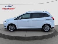Gebraucht Ford Grand C-Max Titanium 125 PS (91 kW) 2017 Weiß Van / Kleinbus