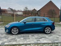 Usata Audi A3 Advanced 150 CV (110 kW) 2021 Blu Berlina