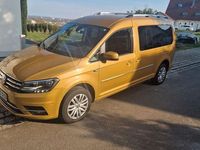 Gebraucht VW Caddy Maxi 131 PS (96 kW) 2020 Gelb Van / Kleinbus