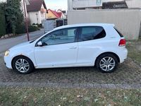 Gebraucht VW Golf VI Highline 122 PS (89 kW) 2010 Weiß Kleinwagen