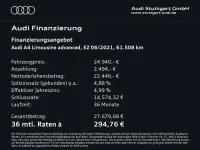 Używany Audi A4 Advanced Plus 204 KM (150 kW) 2021 Szary Sedan/Limuzyna