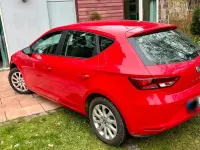 Usata Seat Leon 110 CV (80 kW) 2015 Rosso Utilitaria