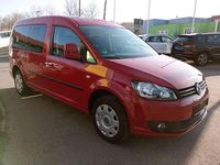 Gebraucht VW Caddy Maxi 105 PS (77 kW) 2010 Salsa red Van / Kleinbus