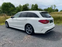 Gebraucht Mercedes C220 AMG line 170 PS (125 kW) 2017 Weiß Limousine