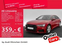 Używany Audi A6 S-Line 367 KM (269 kW) 2023 Czerwony Sedan/Limuzyna