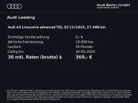 Gebraucht Audi A3 Comfort 150 PS (110 kW) 2025 Navarrablau metallic Limousine