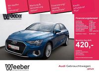 Gebraucht Audi A3 Advanced Plus 204 PS (150 kW) 2023 Atollblau (metallic) Limousine