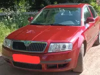 Gebraucht Skoda Superb 136 PS (100 kW) 2007 Rot Limousine