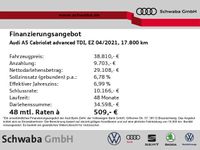gebraucht Audi A5 Cabriolet advanced 40 TDI MATRIX*VIRTUAL*18"