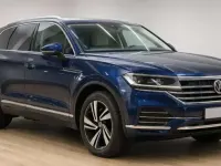 Gebraucht VW Touareg Elegance 286 PS (210 kW) 2019 Aquamarinblau metallic SUV