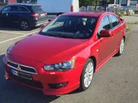 Gebraucht Mitsubishi Lancer Intense 143 PS (105 kW) 2008 Rot Limousine