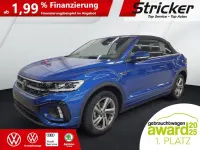 Gebraucht VW T-Roc Cabriolet R-line 150 PS (110 kW) 2025 Ravennablau metallic schwarz Cabrio