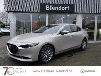 Neu Mazda 3 Exclusive-Line 186 PS (136 kW) 2026 Platinum quartz Limousine