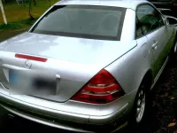 Gebraucht Mercedes SLK200 163 PS (119 kW) 2001 Silber Cabrio