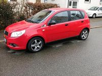 Gebraucht Chevrolet Aveo 84 PS (61 kW) 2009 Rot Kleinwagen