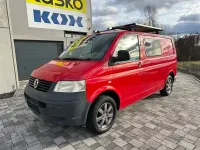 Käytetty VW Transporter 102 HP (75 kW) 2008 Punainen Van