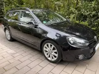 Gebraucht VW Golf VI Highline 122 PS (89 kW) 2011 Schwarz Kombi