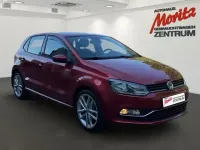 Gebraucht VW Polo Highline 90 PS (66 kW) 2014 Rot Kleinwagen