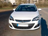 Gebraucht Opel Astra 110 PS (80 kW) 2014 Weiß Kombi