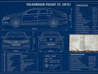 Gebraucht VW CC 211 PS (155 kW) 2012 Grau Limousine