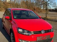 Gebraucht VW Polo Team 86 PS (63 kW) 2010 Rot Kleinwagen