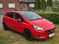 Używany Opel Corsa Edition 90 KM (66 kW) 2017 Czerwony Hatchback